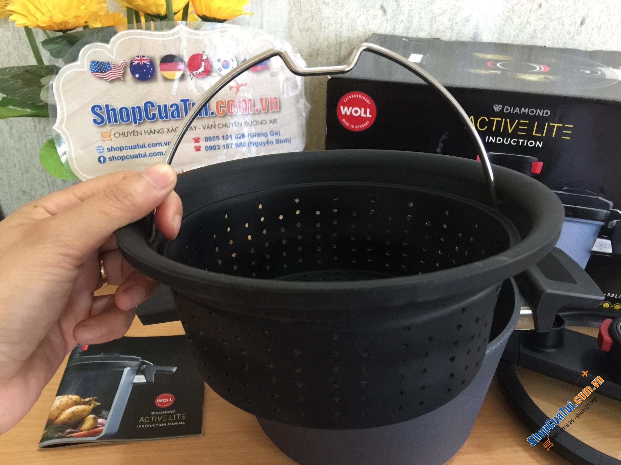 Nồi Áp Suất Woll 120-1DALI Size 20cm 3L.