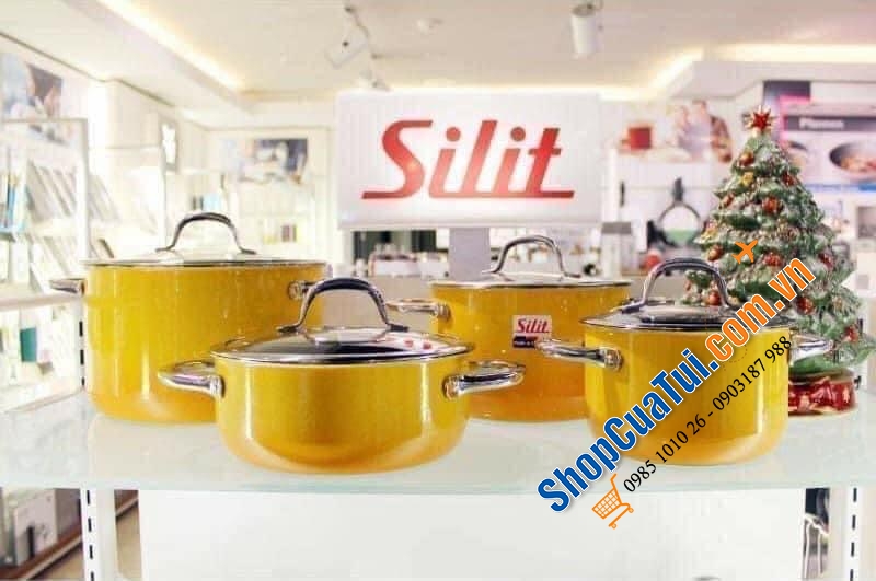 Bộ nồi Silit Silargan Passion màu vàng Made in Germany.