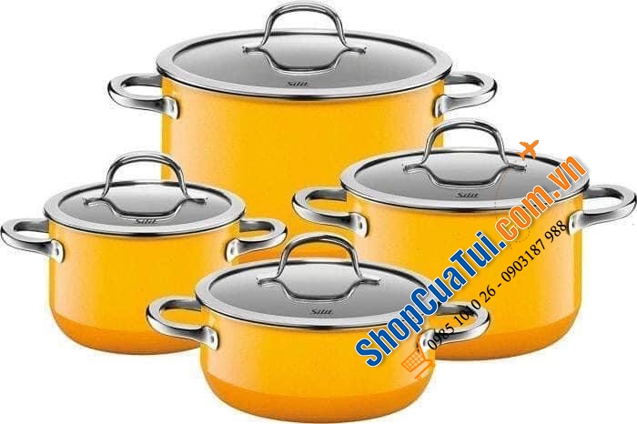 Bộ nồi Silit Silargan Passion màu vàng Made in Germany.