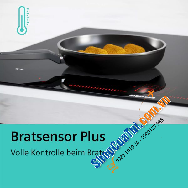 Bếp từ đa điểm Siemens EX675JYW1E iQ700 MODEL 2022, kết nối điện thoại từ xa, mặt kính   Schott Ceran cao cấp của Đức