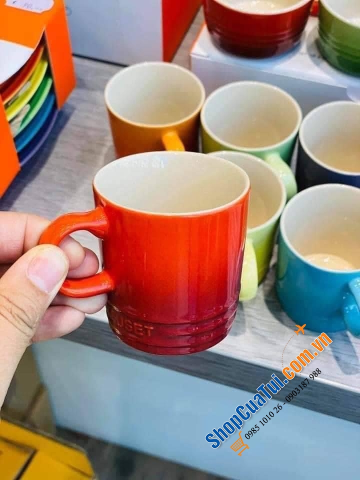 Bộ 6 cốc espresso 100ml Le creuset sắc màu cầu vồng siêu xinh.