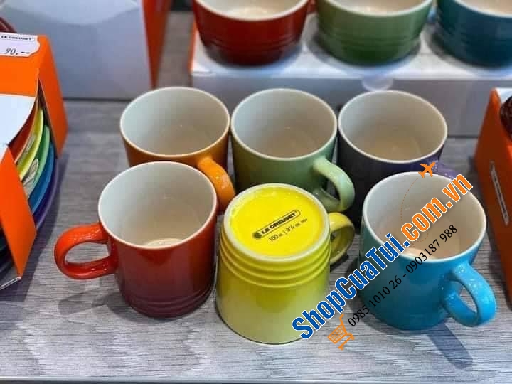 Bộ 6 cốc espresso 100ml Le creuset sắc màu cầu vồng siêu xinh.