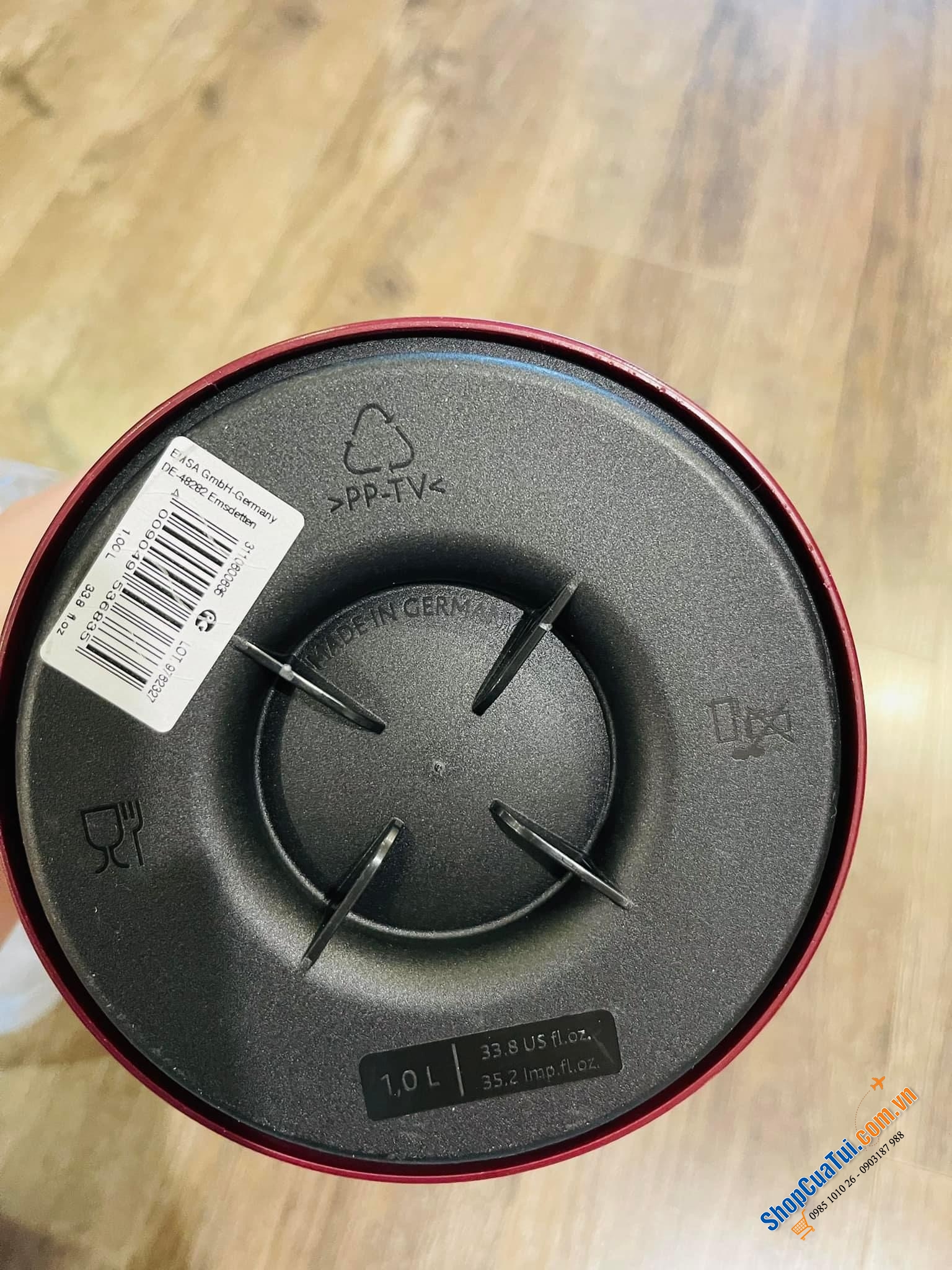 BÌNH GIỮ NHIỆT EMSA MOTIVA 1L - Made in Germany.