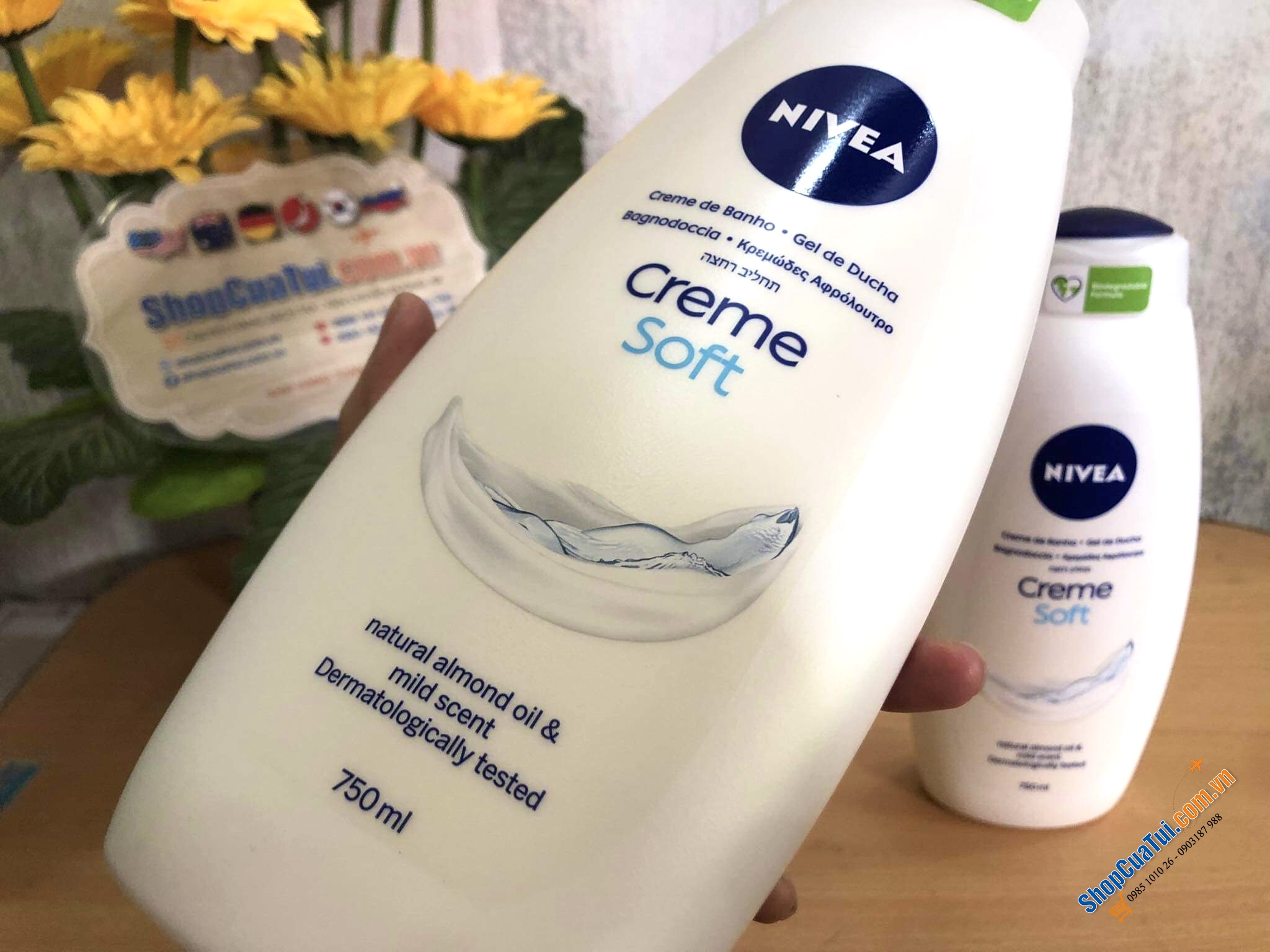 SỮA TẮM NIVEA 2 in1 NỘI ĐỊA ĐỨC, dung tích 750ml  (Tắm bồn - Tắm thường).