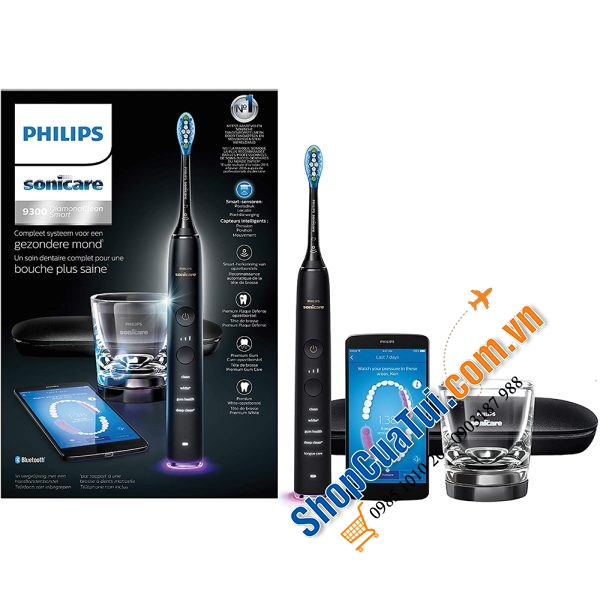 MODEL CAO CẤP NHẤT CỦA PHILIPS: Bàn Chải Điện Philips HX9924/13 với 31000 chuyển động bàn chải mỗi phút, loại bỏ mảng bám gấp 10 lần