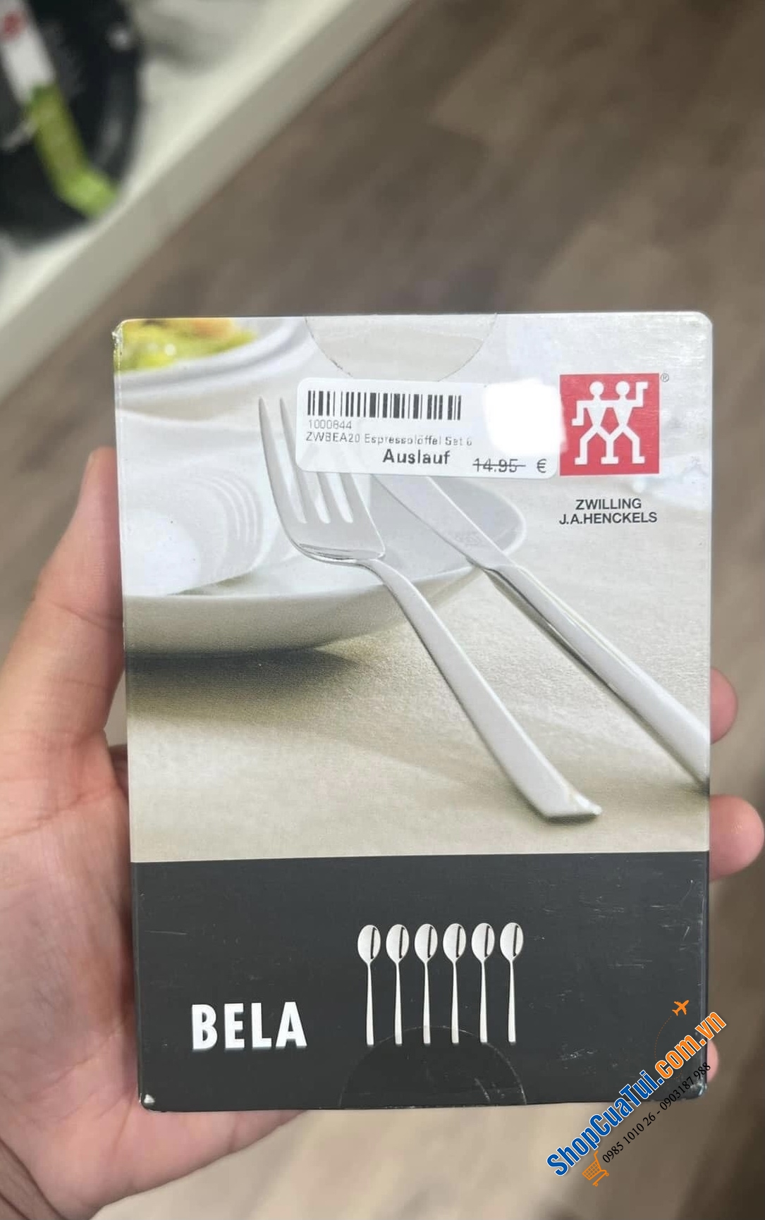 SET 6 THÌA CÀ PHÊ BELA - ZWILLING.