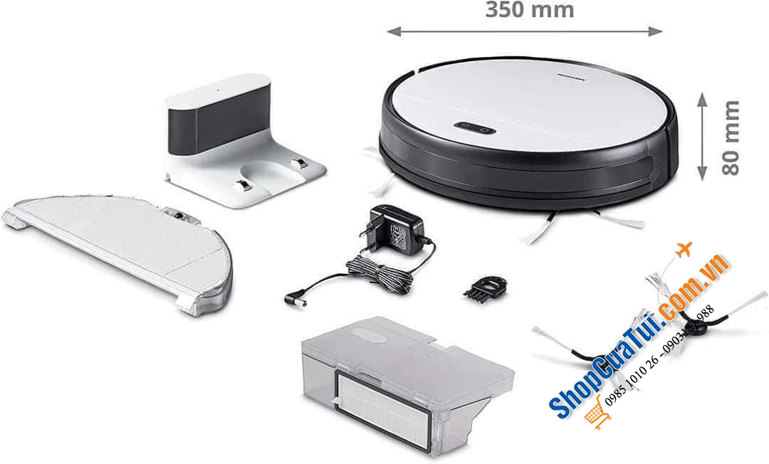 Robot Lau Nhà, Hút Bụi Medion MD20021 - Mẫu mới nhất của Medion (10/2021). Bản robot mới nhất nhà Medion sử dụng pin Li Ion