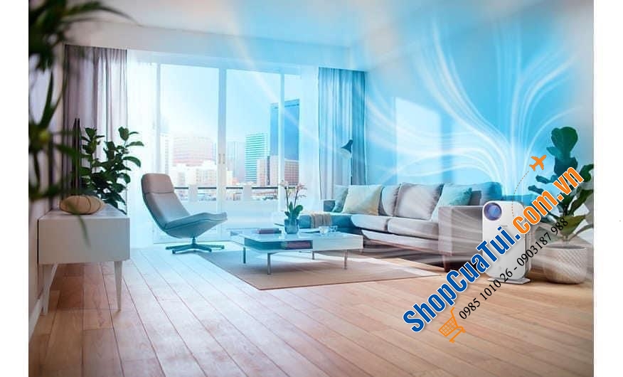 Máy lọc không khí AC4550/10 - Series 4500i dành cho phòng 104m2.