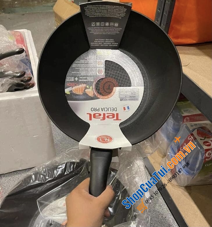 CHẢO Tefal MADE IN FRANCE SÂU LÒNG DELICIA PRO 28 CM.