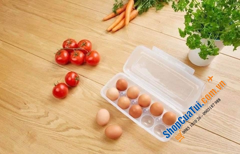 Khay đựng trứng Emsa Clip & Close 10 quả - made in Germany.