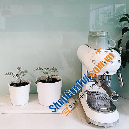 MÁY PHA CAFE CAO CẤP SMEG ECF01CREU màu trắng, màu đen, màu kem, Công nghệ Italy, 1300W
