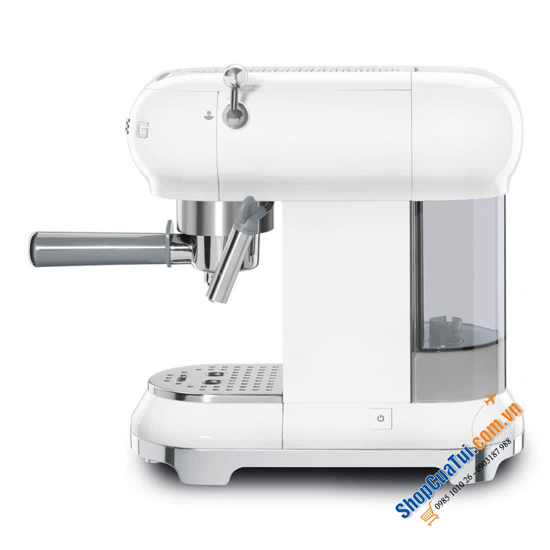 MÁY PHA CAFE CAO CẤP SMEG ECF01CREU màu trắng, màu đen, màu kem, Công nghệ Italy, 1300W