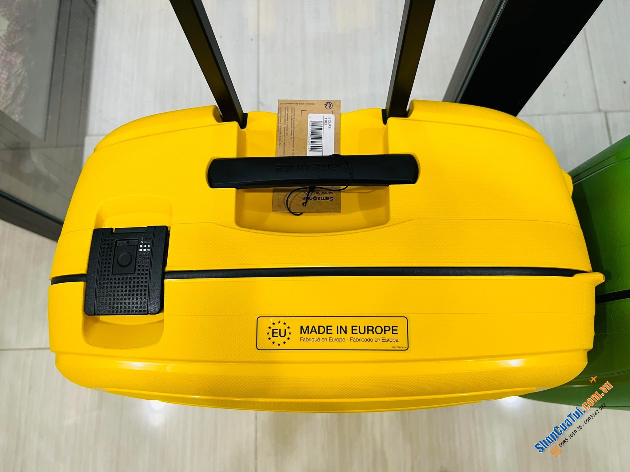 Valy Samsonite S Cure Size Trung 25 inch - Made in Eu - vali nhẹ nhất của Samsonite  bằng polypropylene, nhiều màu