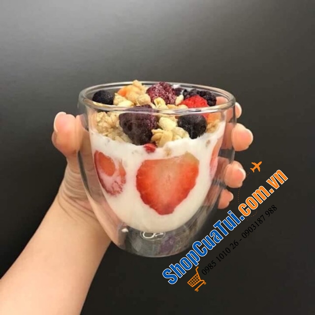 Sét 6 cốc 2 lớp cách nhiệt WMF 250ml - cốc 2 thành không lo nóng, ko bị lạnh tay khi cầm