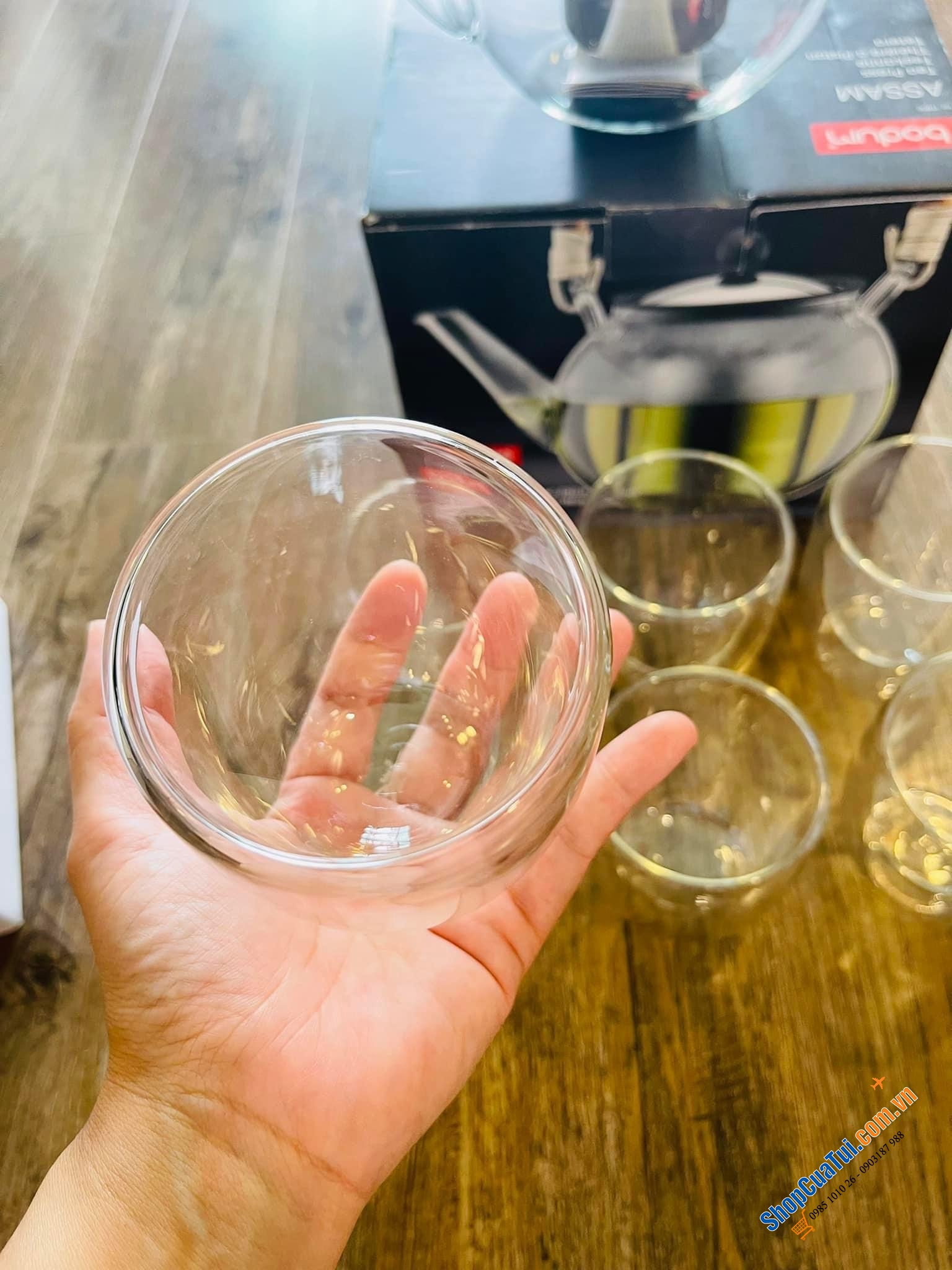 Sét 6 cốc 2 lớp cách nhiệt WMF 250ml - cốc 2 thành không lo nóng, ko bị lạnh tay khi cầm