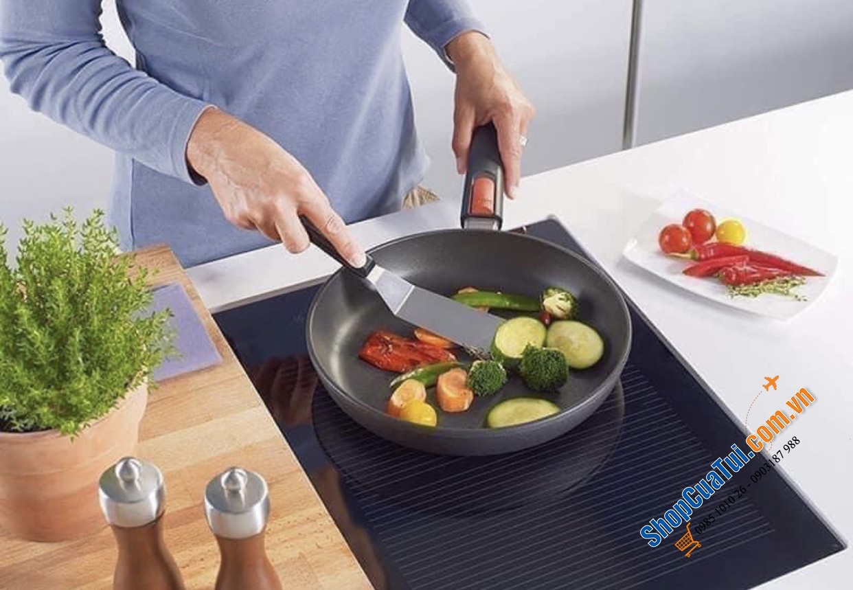 CHẢO CHỐNG DÍNH 28 CM TAY RỜI WOLL DIAMOND LITE  - Made in Germany
