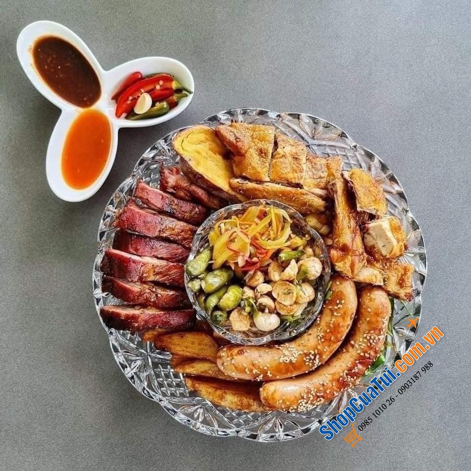 Đĩa pha Dublin size 20cm kèm bát nhỏ