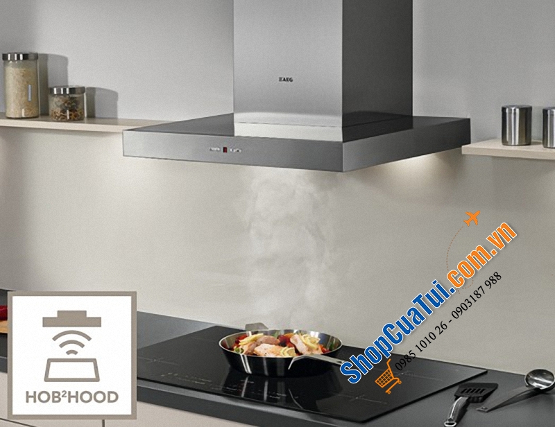 Bếp từ 4 vùng nấu AEG IKB84431FB - công nghệ MaxiSense độc quyền giúp bếp sử dụng được với mọi kích thước nồi chảo - Made in Germany