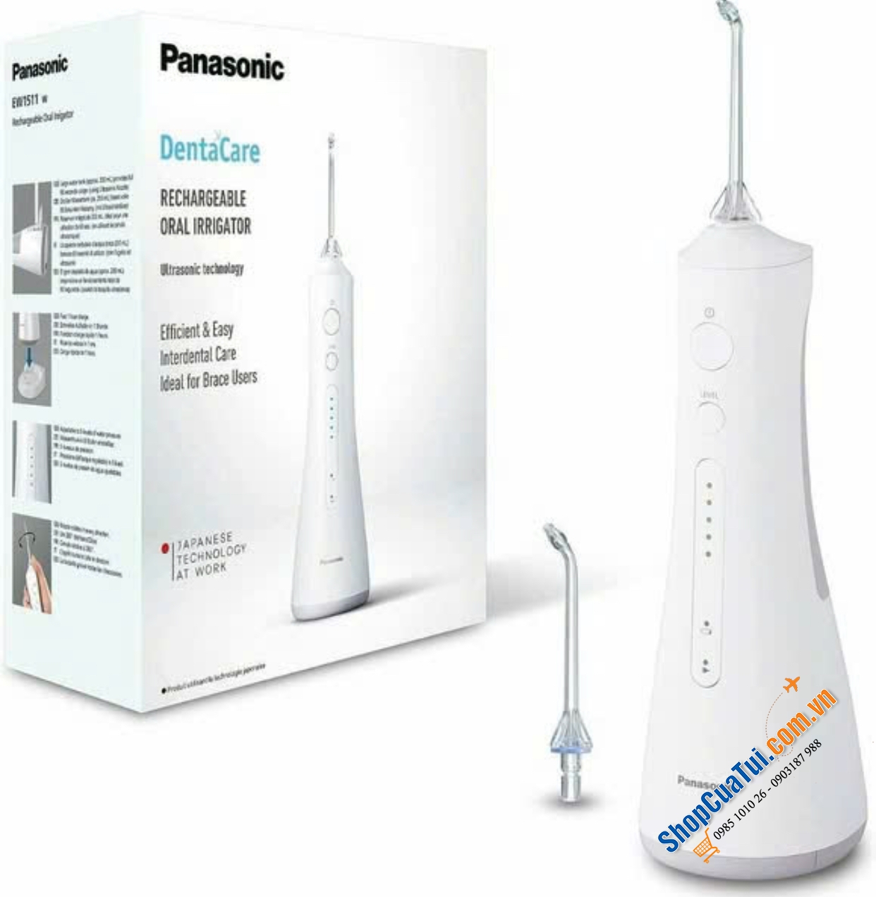 TĂM NƯỚC PANASONIC EW1511 - CÔNG NGHỆ SIÊU ÂM MỚI NHẤT, XỊN XÒ NHẤT