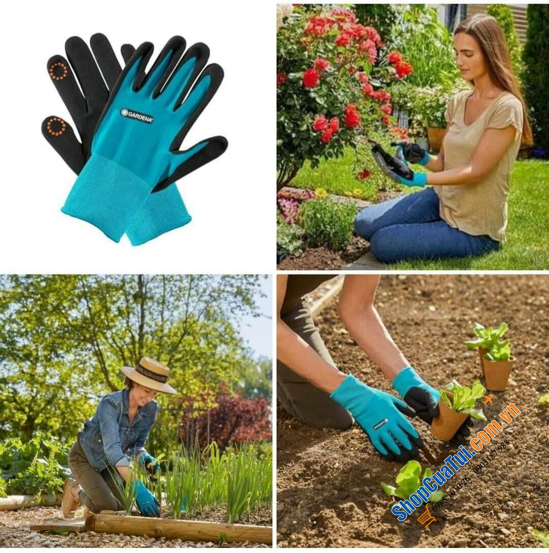 GĂNG TAY LÀM VƯỜN GARDENA 11511-20 CỦA ĐỨC