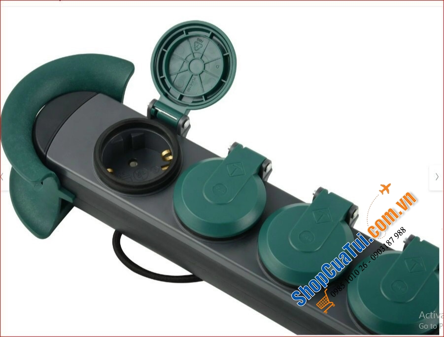 Ổ CẮM ĐIỆN PARKSIDE - 4 Ổ CÓ NẮP BẢO VỆ TRẺ EM TUYỆT ĐỐI AN TOÀN - HÀNG NỘI ĐỊA ĐỨC
