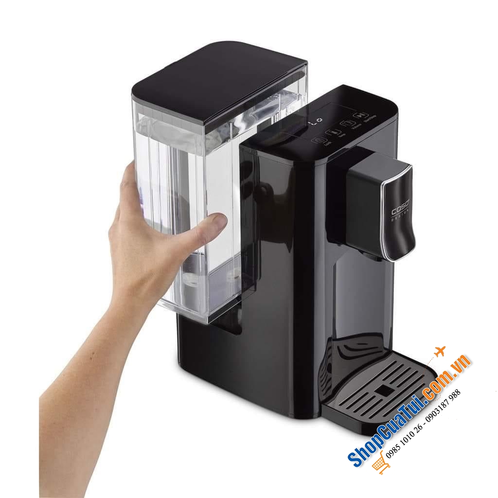 Bình Thuỷ Điện Caso HW 550 - kiểu dáng thời trang, phù hợp với không gian những ngôi nhà hiện đại - dung tích 2,9 Lít, với 8 mức nhiệt độ (Hw550)