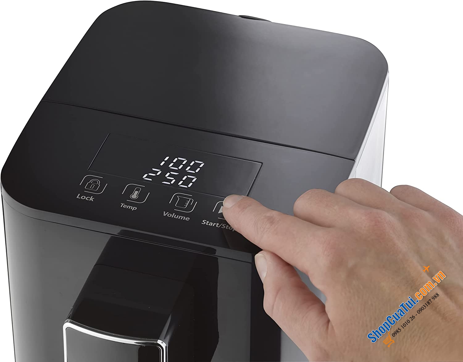 Bình Thuỷ Điện Caso HW 550 - kiểu dáng thời trang, phù hợp với không gian những ngôi nhà hiện đại - dung tích 2,9 Lít, với 8 mức nhiệt độ (Hw550)