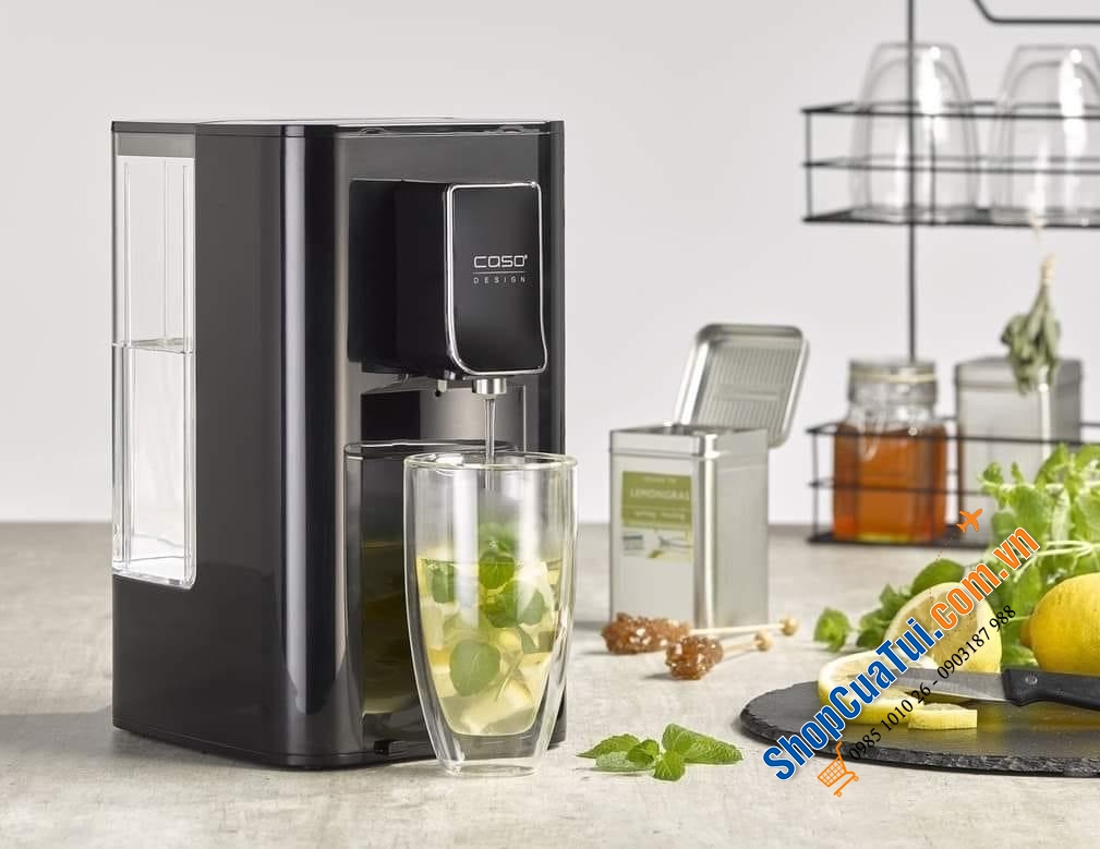 Bình Thuỷ Điện Caso HW 550 - kiểu dáng thời trang, phù hợp với không gian những ngôi nhà hiện đại - dung tích 2,9 Lít, với 8 mức nhiệt độ (Hw550)