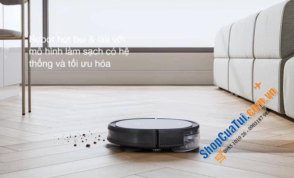 Robot hút bụi lau nhà Ecovacs Deebot U2 Pro - Bản Đức.