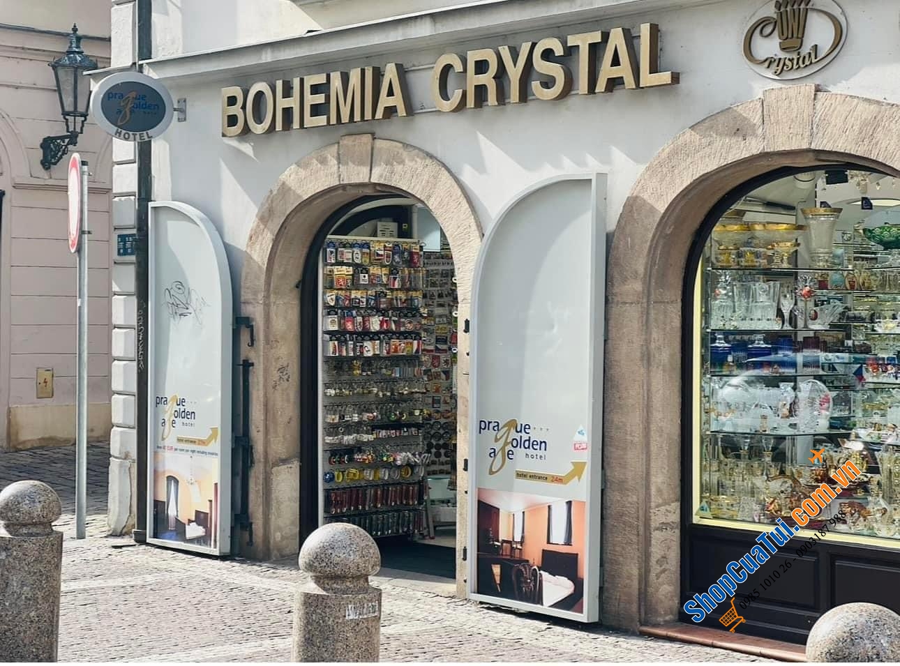 Bộ 6 ly thuỷ tinh pha lê Bohemia Diamond 230ml - Bộ cốc dòng kim cương Bohemia cao cấp