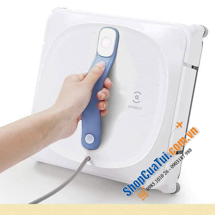 Robot lau kính Ecovacs Winbot 920 - kính sạch bong, nhà sáng bóng