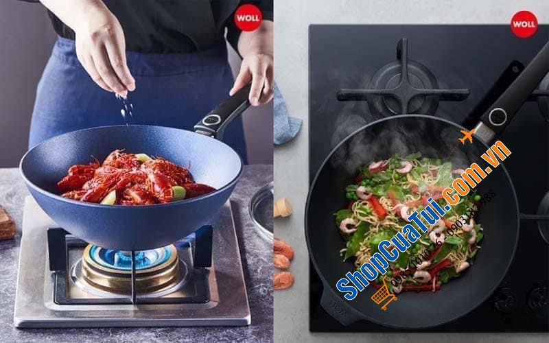 Chảo chống dính sâu lòng Woll Diamond Lite 26 cm.