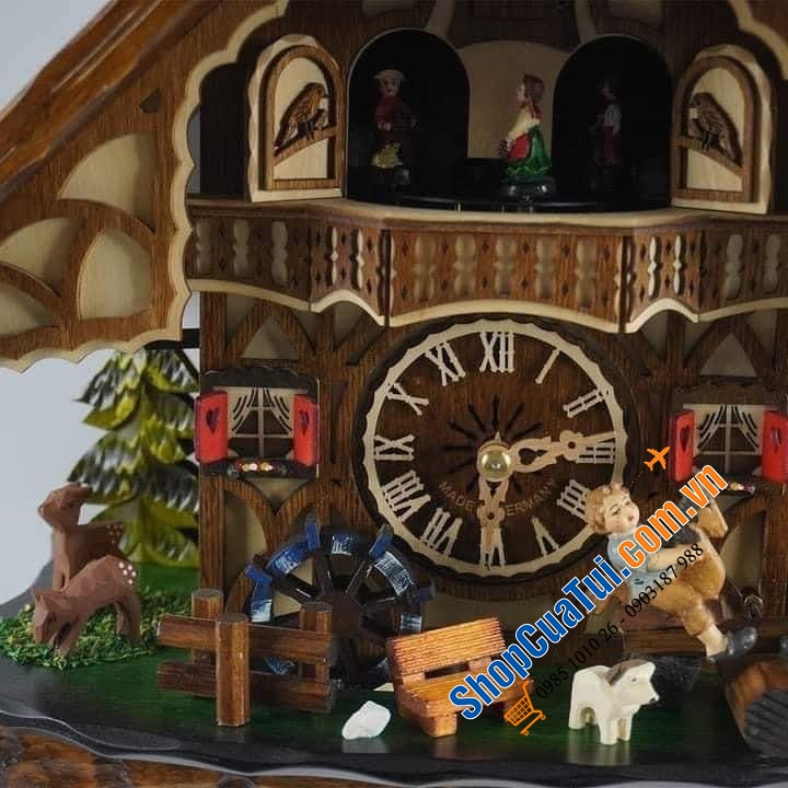 Đồng hồ Cuckoo Engstler 4916 MT Kuckucksuhr 34 cm (cơ) - Handmade in Germany