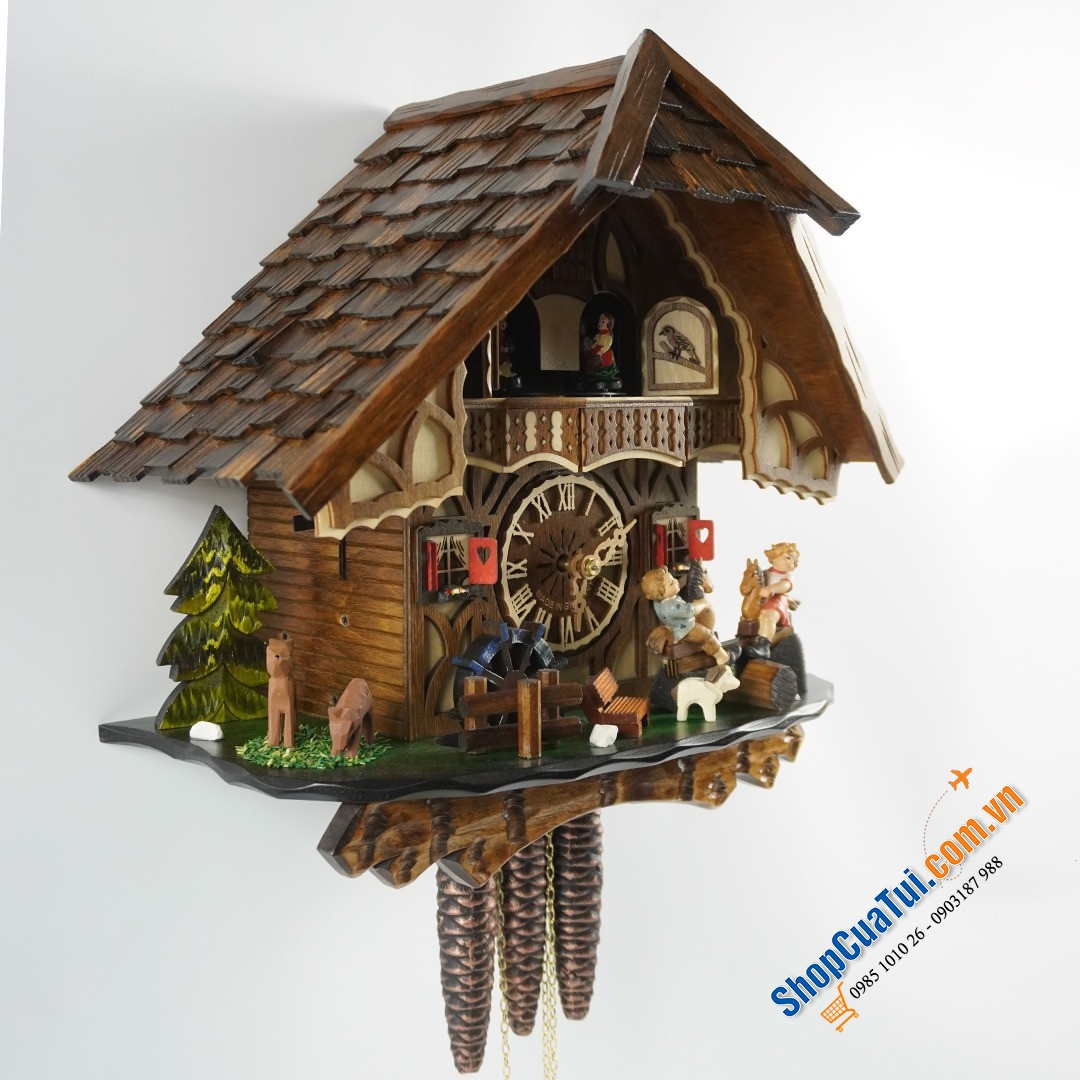 Đồng hồ Cuckoo Engstler 4916 MT Kuckucksuhr 34 cm (cơ) - Handmade in Germany