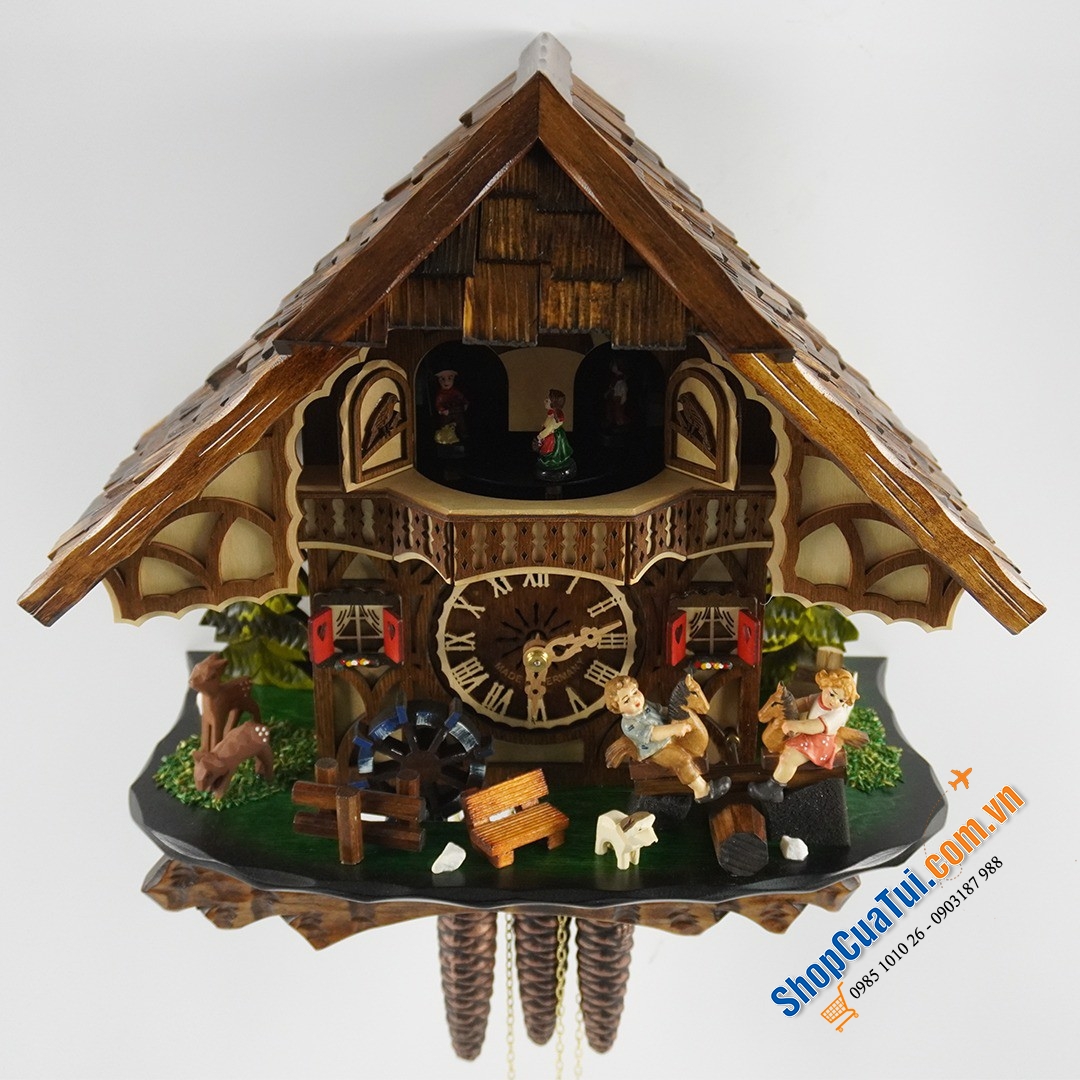 Đồng hồ Cuckoo Engstler 4916 MT Kuckucksuhr 34 cm (cơ) - Handmade in Germany