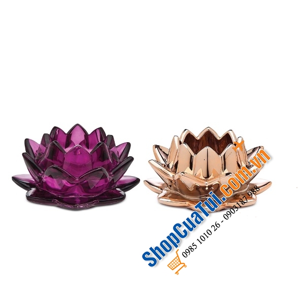 Chân nến hoa súng Godinger - pha lê không chì, mang đến điểm nhấn tươi mới cho bất kỳ không gian nào