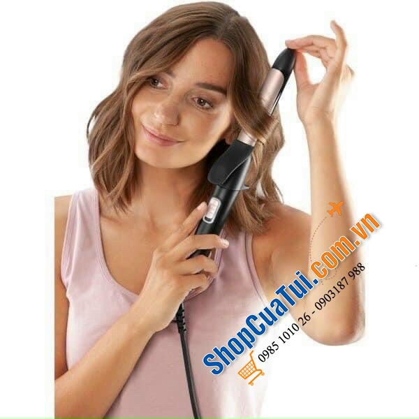 MÁY UỐN XOĂN TẠO KIỂU IDEENWELT HAARTROCCKNER 2200watt làm bằng Gốm CERAMIC tạo ion âm giúp tóc không hư tổn