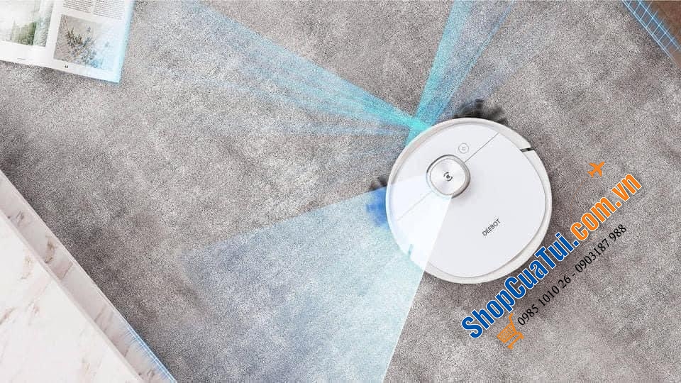 Ecovacs Deebot T9 plus ( bản quốc tế ) Robot hút bụi, lau nhà, tự động đổ rác