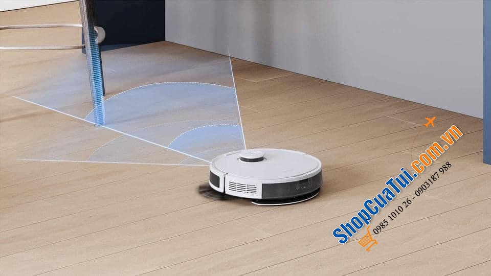 Ecovacs Deebot T9 plus ( bản quốc tế ) Robot hút bụi, lau nhà, tự động đổ rác