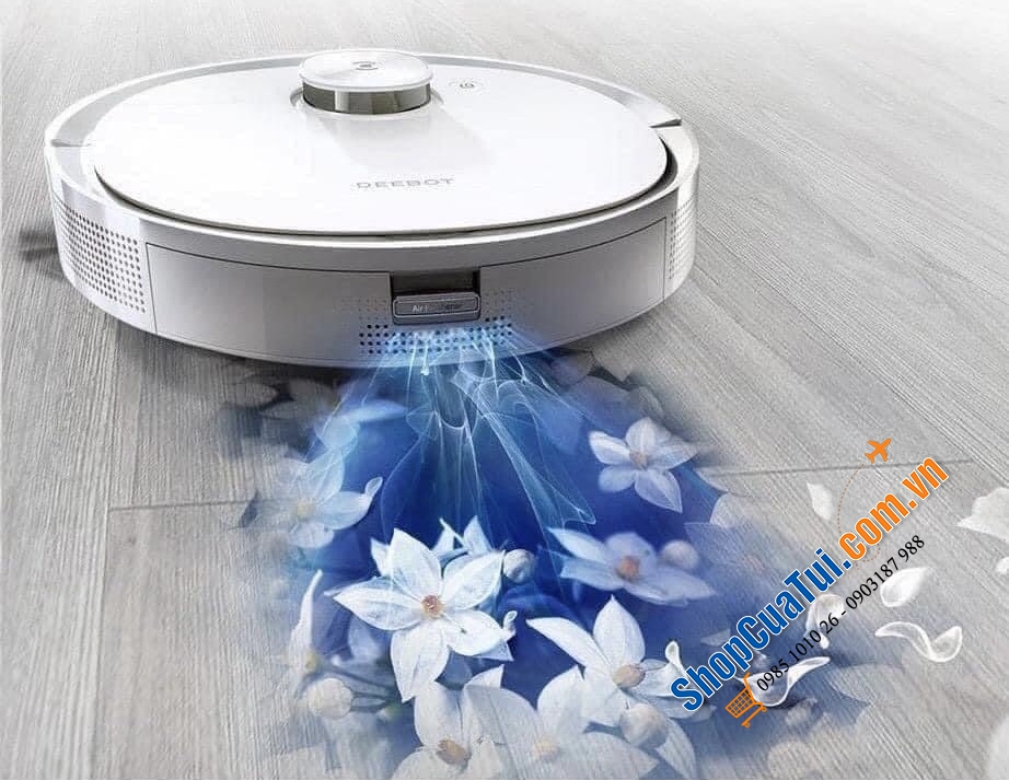 Ecovacs Deebot T9 plus ( bản quốc tế ) Robot hút bụi, lau nhà, tự động đổ rác