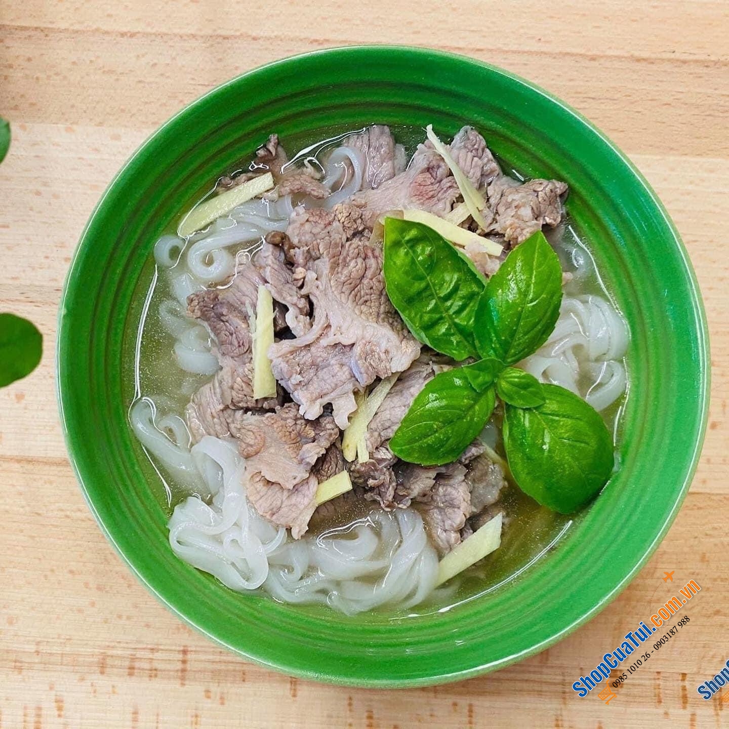 BÁT LE CREUSET XANH BAMBOO 16 CM dùng ăn bún phở, canh nhỏ,...