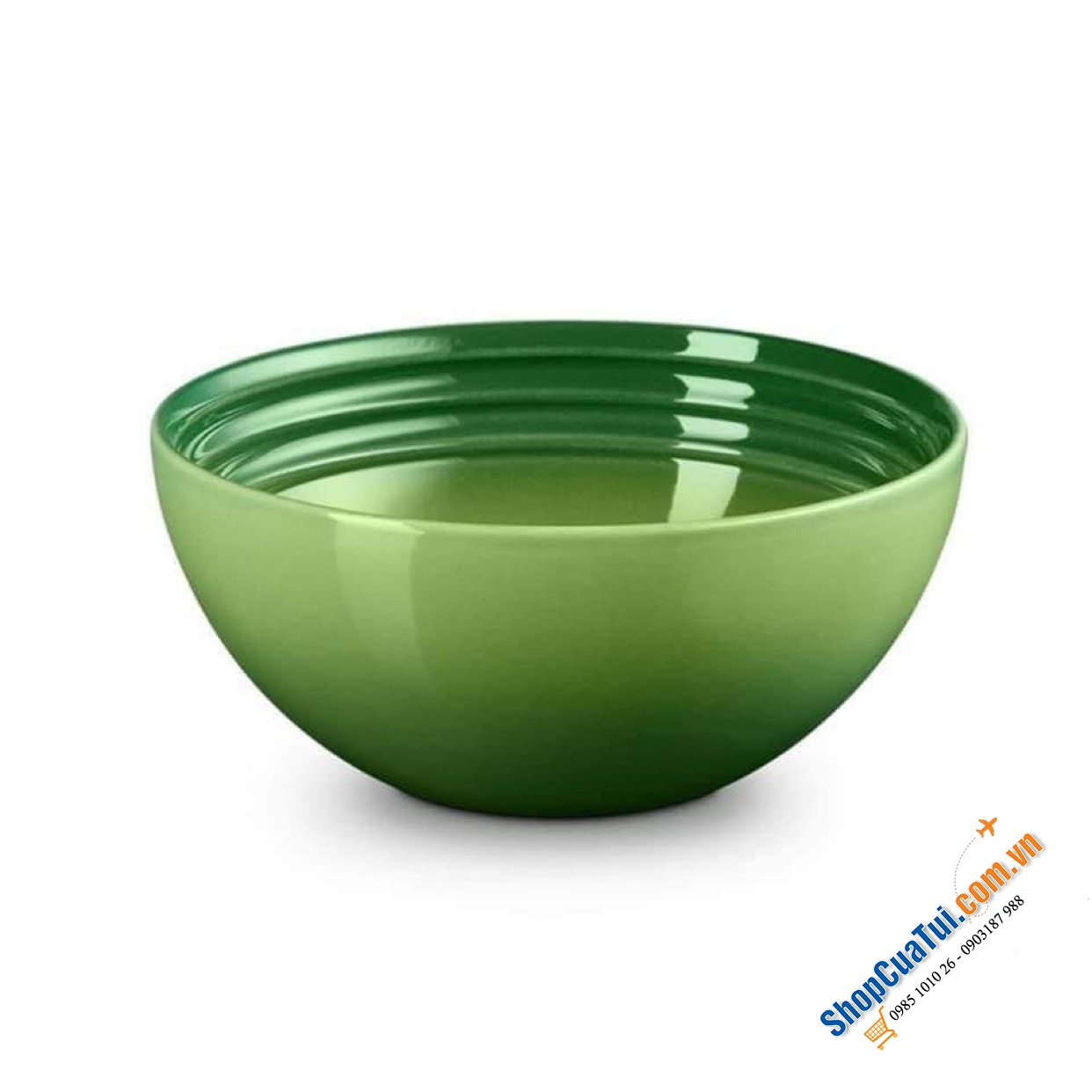 BÁT LE CREUSET XANH BAMBOO 16 CM dùng ăn bún phở, canh nhỏ,...