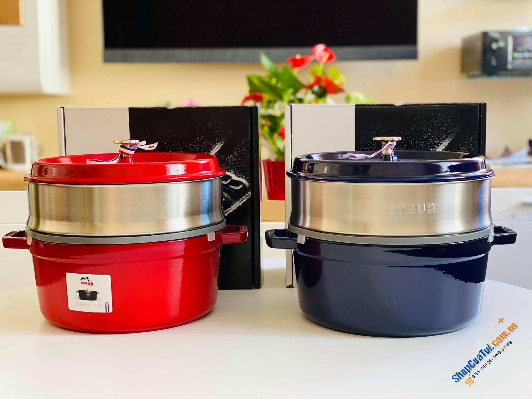 XỬNG HẤP STAUB 26 CM.