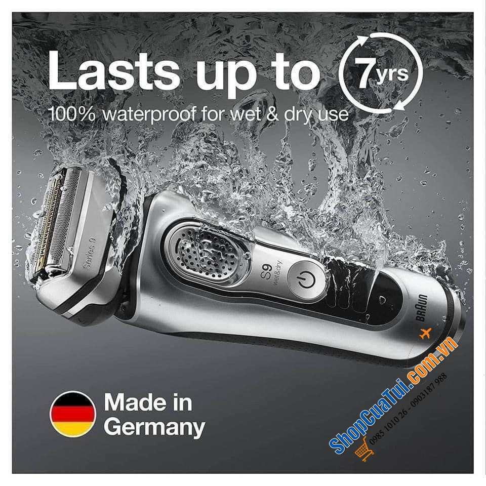 Máy cạo râu Braun 9330s Serie 9 Made in Germany.