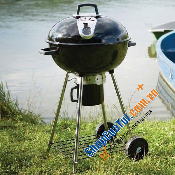 BẾP NƯỚNG THAN ngoài trời Napoleon nổi tiếng số 1 châu Âu - kt 112*59*70cm