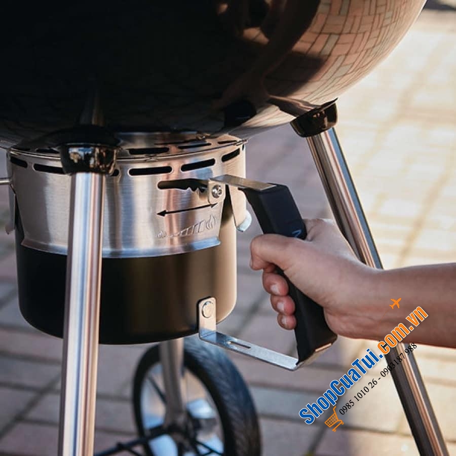 BẾP NƯỚNG THAN ngoài trời Napoleon nổi tiếng số 1 châu Âu - kt 112*59*70cm