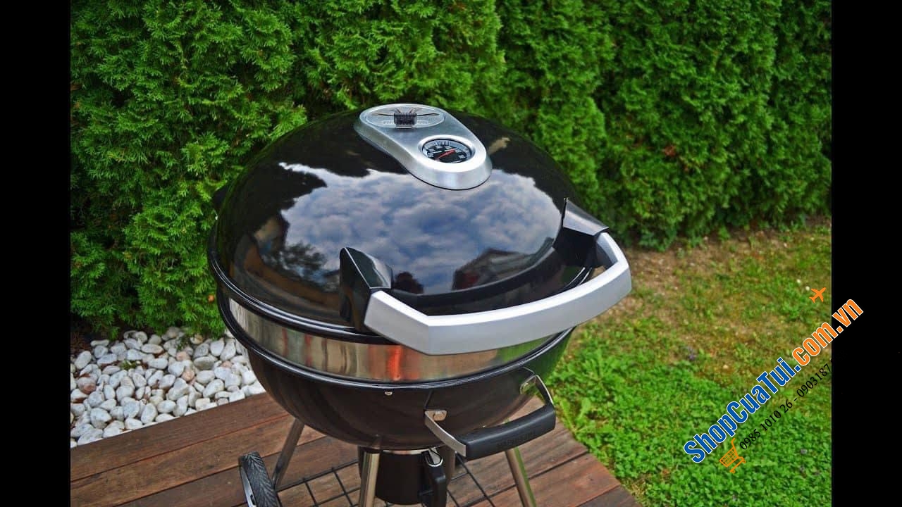 BẾP NƯỚNG THAN ngoài trời Napoleon nổi tiếng số 1 châu Âu - kt 112*59*70cm