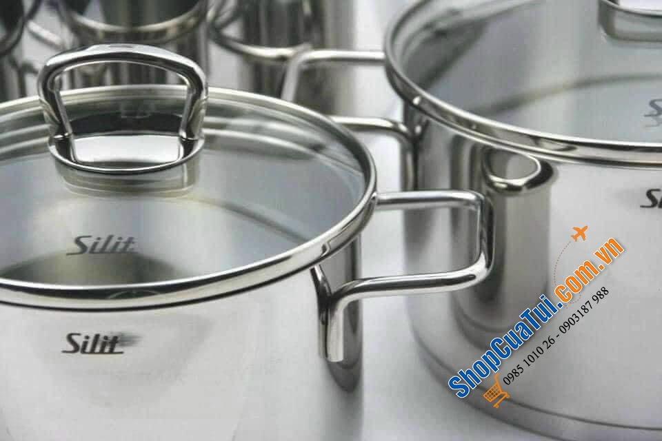 Bộ nồi SILIT ACHAT 4 món có chảo và quánh - bộ nồi quốc dân, được ưa thích nhất theo năm tháng