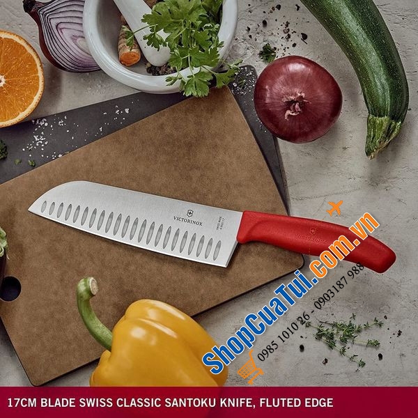 Bộ dao kèm nạo 4 món màu đỏ Victorinox màu đỏ