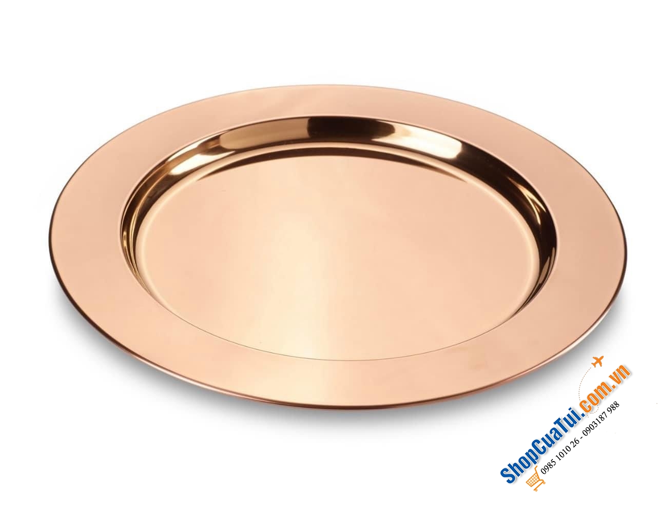 SET 2 ĐĨA INOX ECHTWERK 33 cm.